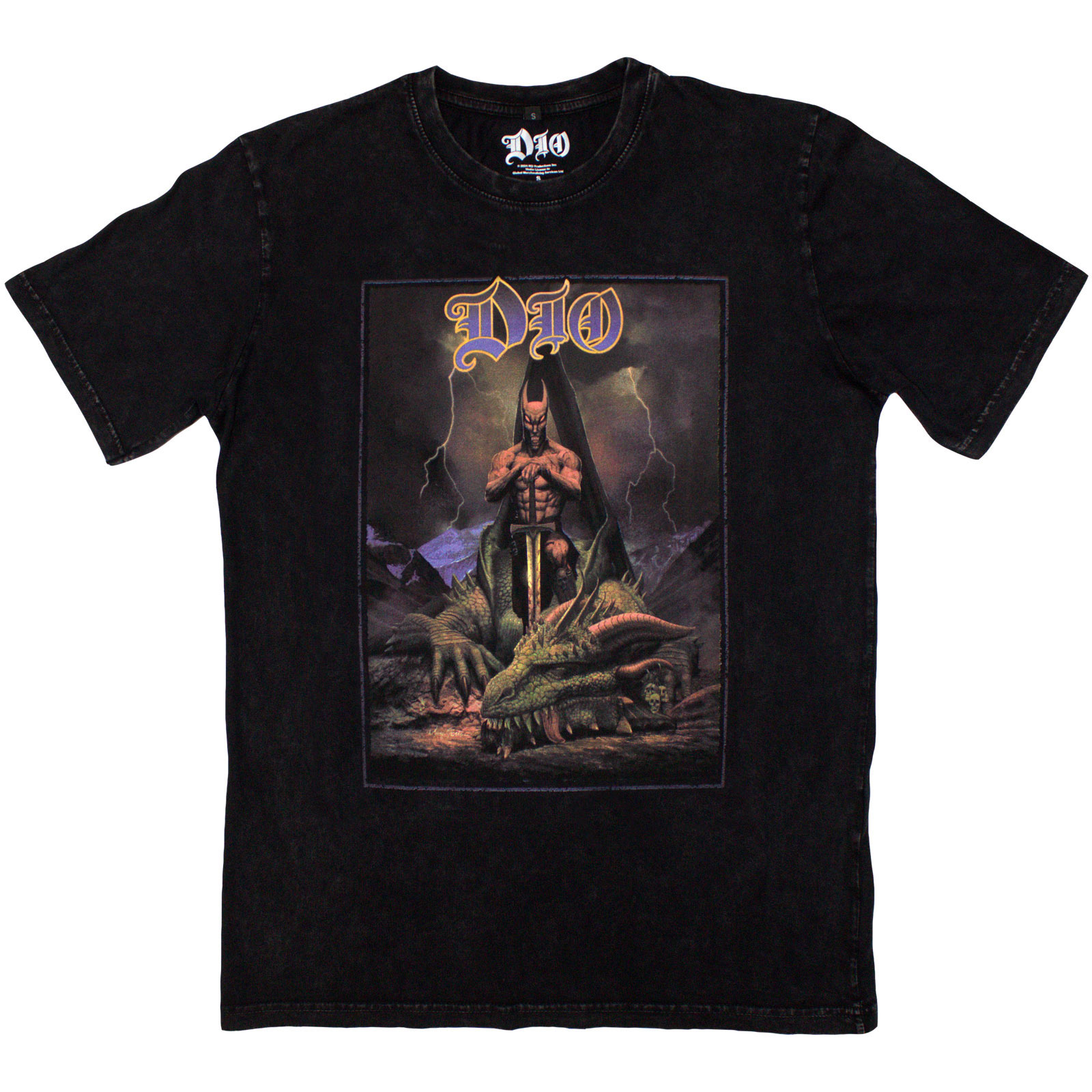 Tričko Dio - Killing The Dragon, Unisex,Čierna,XXL