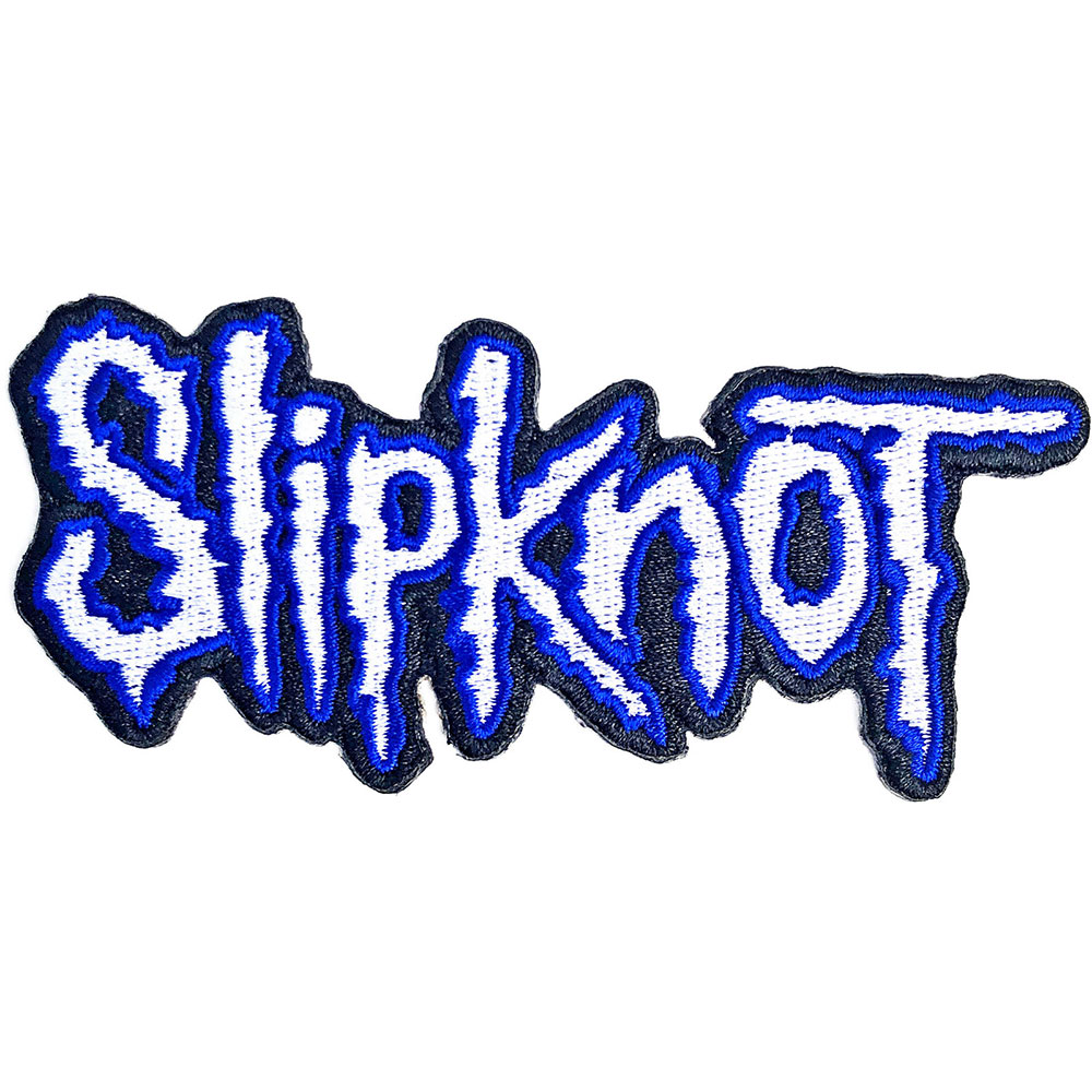 Nažehlovačka Slipknot - Cut-Out Logo Blue Border