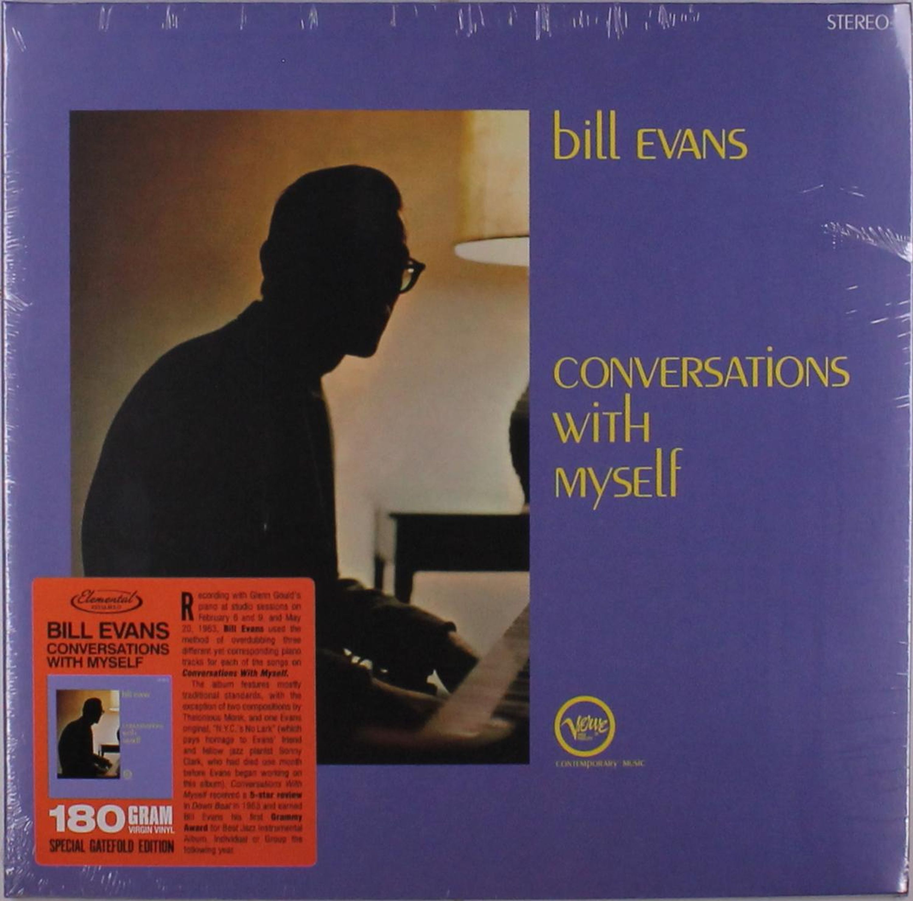 Vinyl Bill Evans - EVANS, BILL - CONVERSATIONS WITH MYSELF