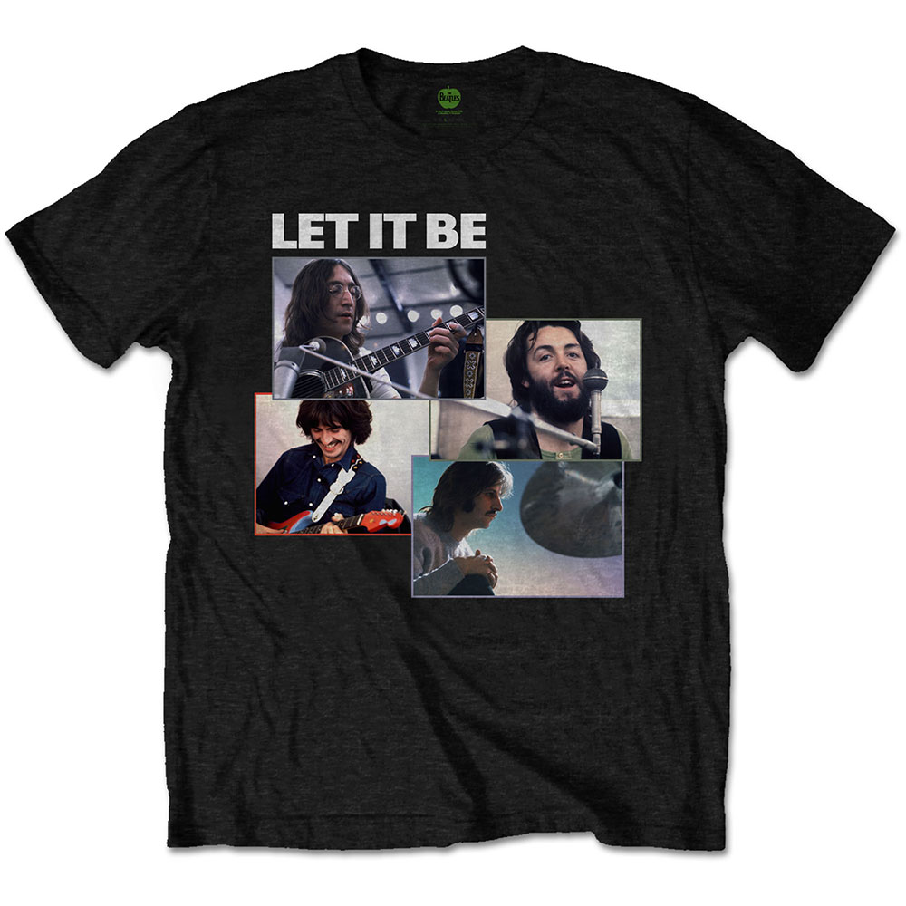 Tričko The Beatles - Let It Be Recording Shots, Unisex,Čierna,XXL