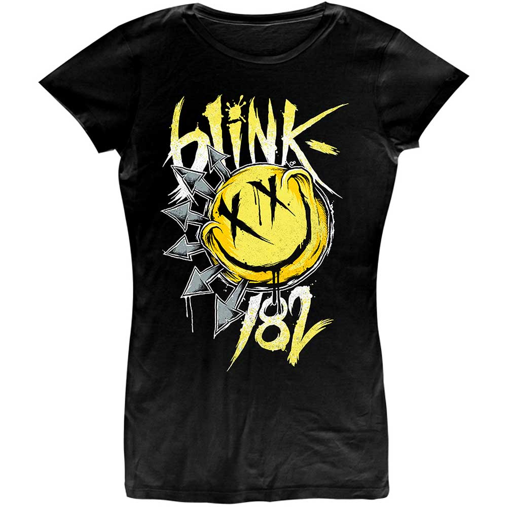 Tričko Blink 182 - Big Smile, Žena,Čierna,XXL