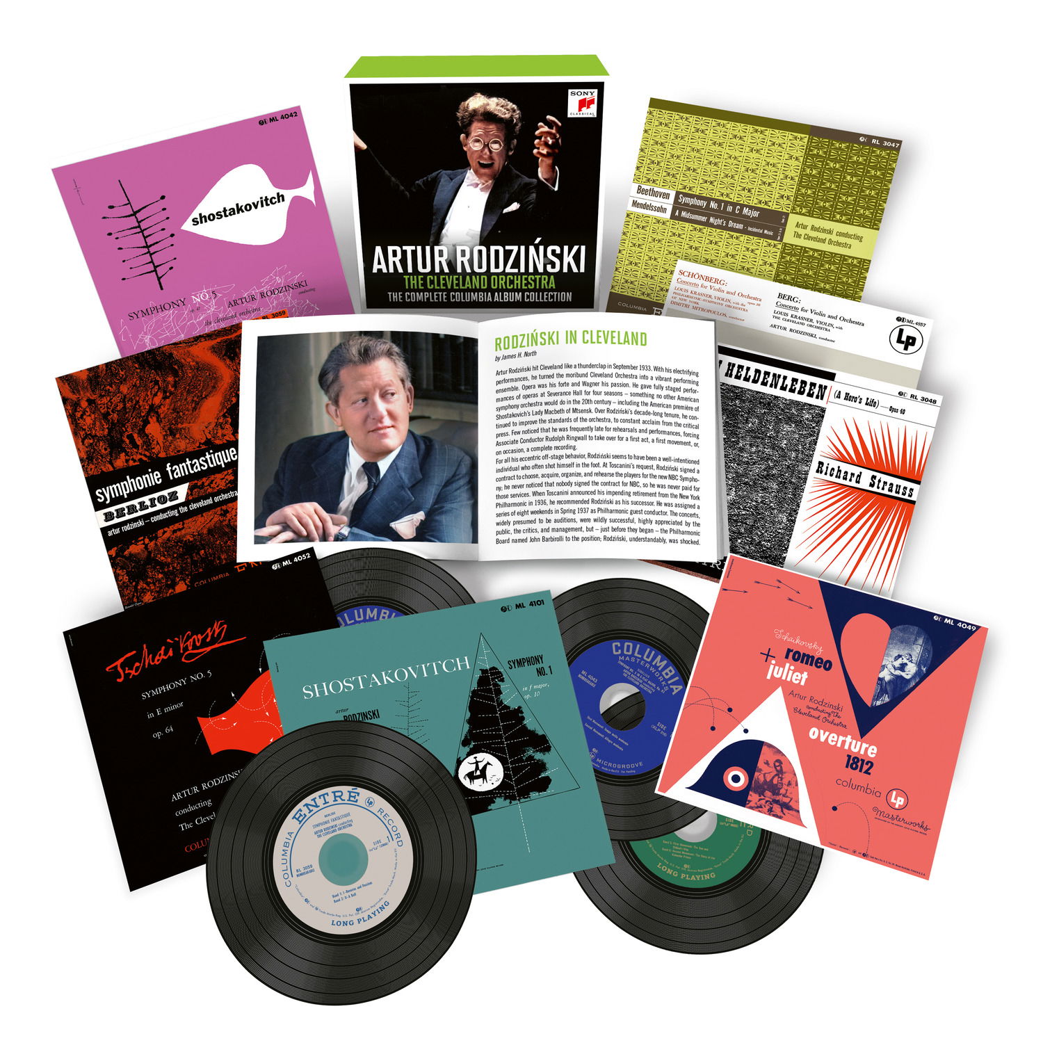 CD Artur Rodziński - Artur Rodzinski - the Cleveland Orchestra - the Complete Columbia Album Collection