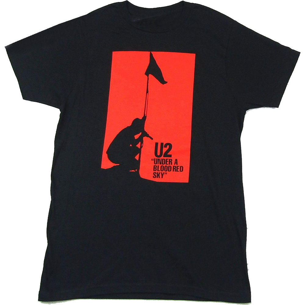 Tričko U2 - Blood Red Sky, Unisex,Čierna,XXL