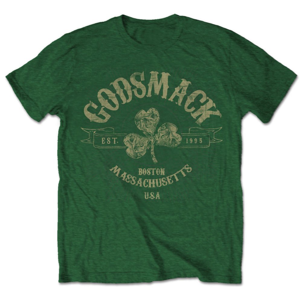 Tričko Godsmack - Celtic, Unisex,Zelená,XS