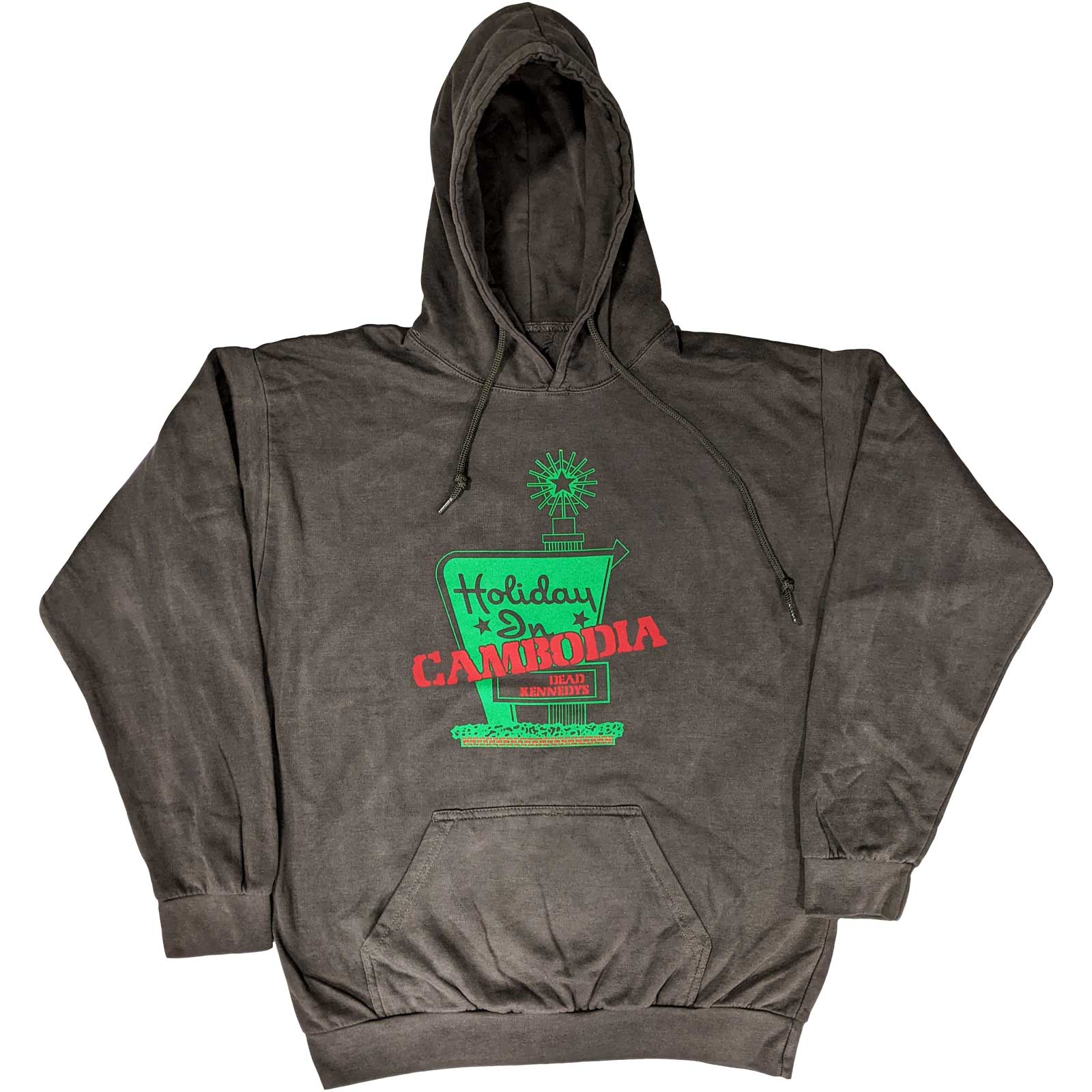 Mikina Dead Kennedys - Holiday in Cambodia, Unisex,Šedá,XS