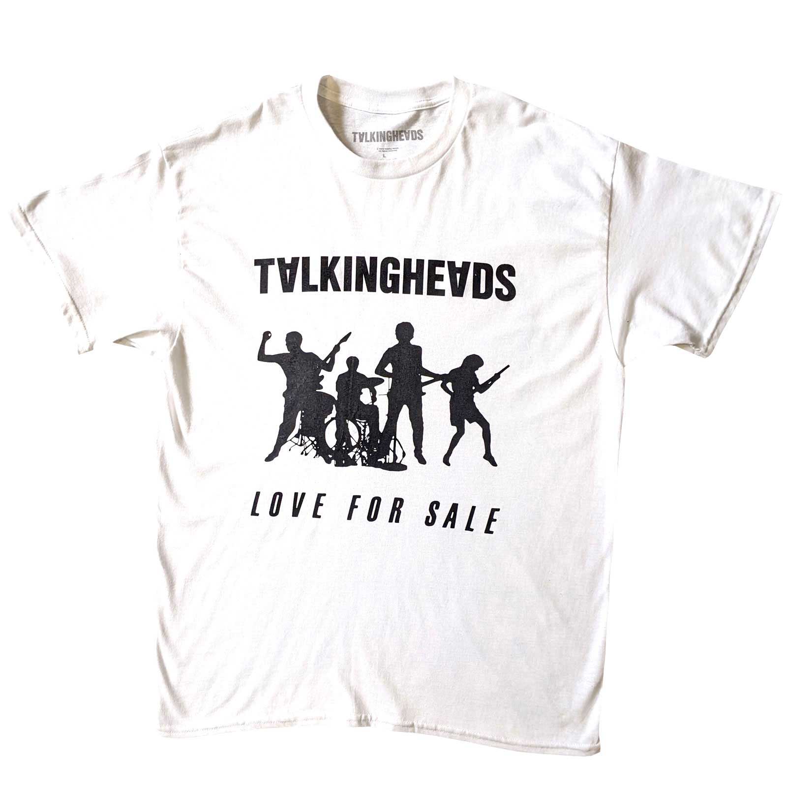Tričko Talking Heads - Love For Sale, Unisex,Biela,XL