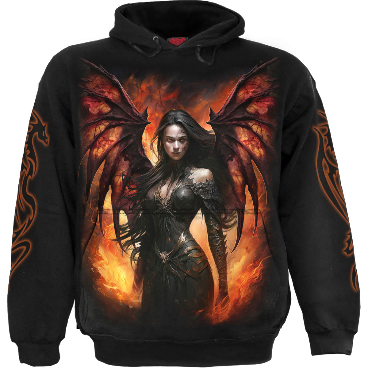 Mikina Spiral Stairs - Draco Queen, Unisex,Čierna,M