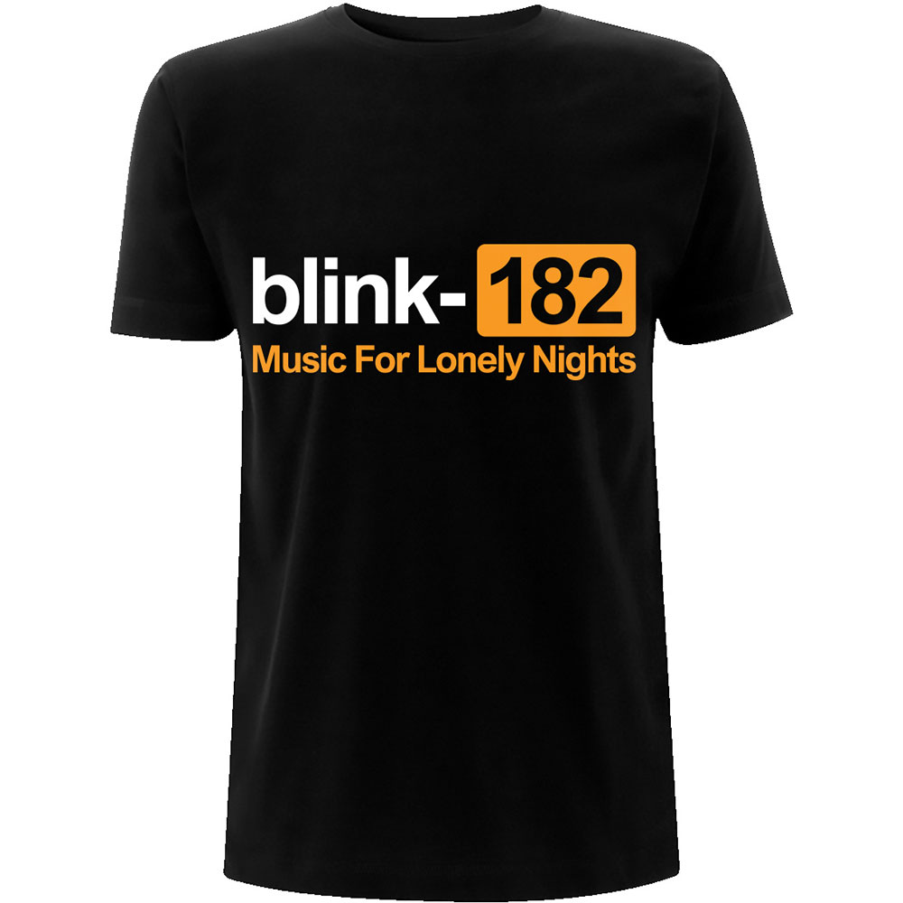Tričko Blink 182 - Lonely Nights, Unisex,Čierna,XXL