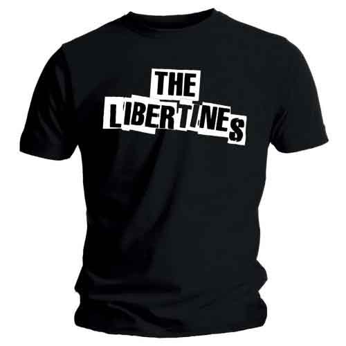 Tričko The Libertines - Logo, Unisex,Čierna,XL