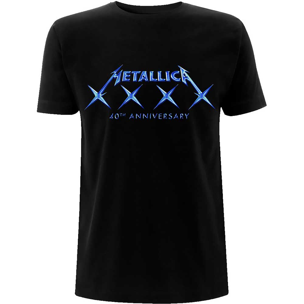 Tričko Metallica - 40 XXXX, Unisex,Čierna,XXL