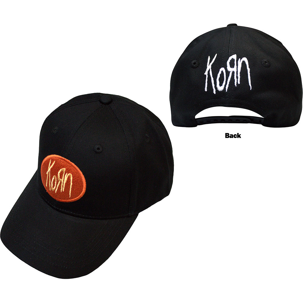 Šiltovka Korn - Oval Logo, Unisex,Čierna,Univerzálna