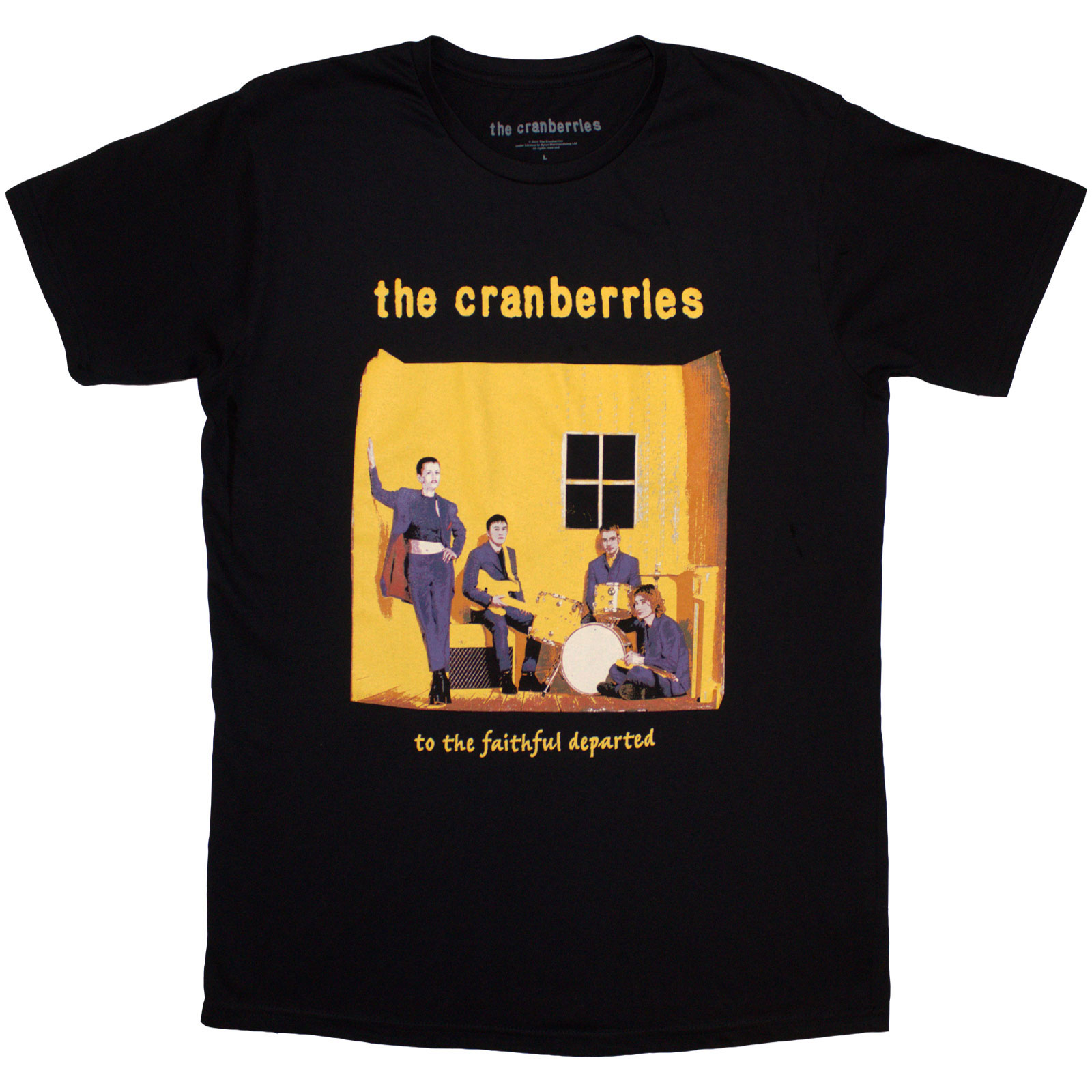 Tričko The Cranberries - Faithfully Departed Cover, Unisex,Čierna,XXL