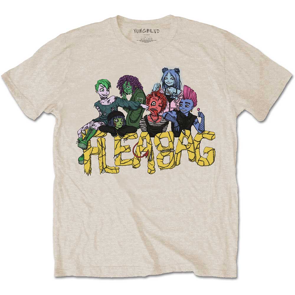 Tričko Yungblud - Fleabag, Unisex,Natural,XXL