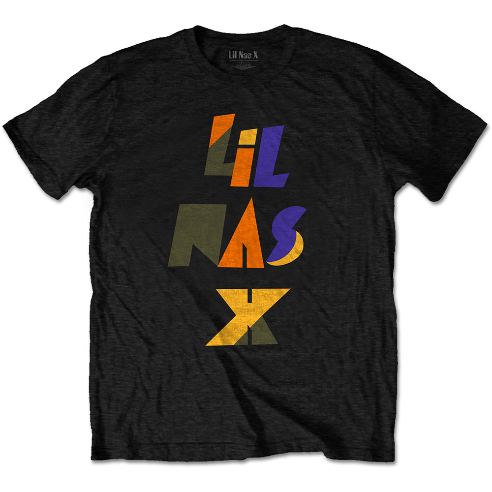 Tričko Lil Nas X - Scrap Letters, Unisex,Čierna,XXL