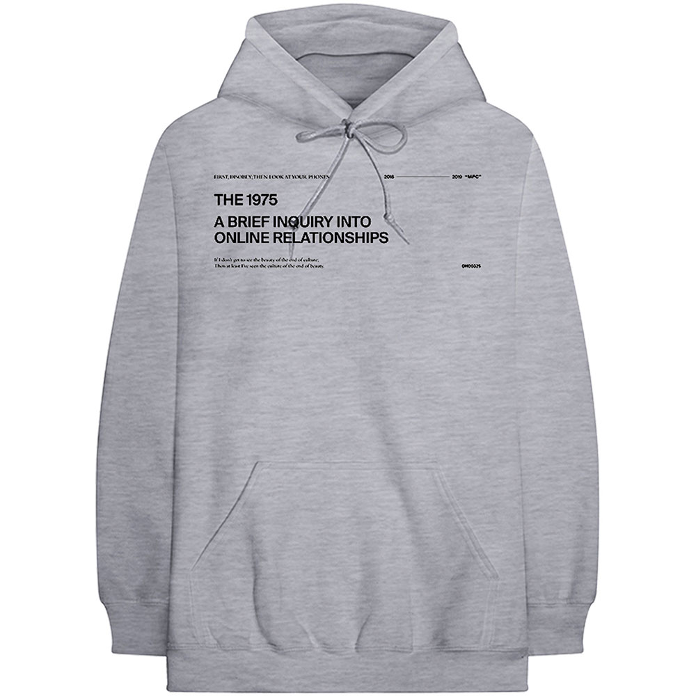Mikina The 1975 - ABIIOR Version 2., Unisex,Šedá,3XL