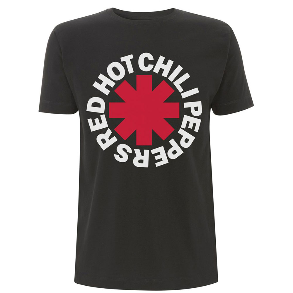Tričko Red hot chili peppers - Classic Asterisk, Unisex,Čierna,XXL