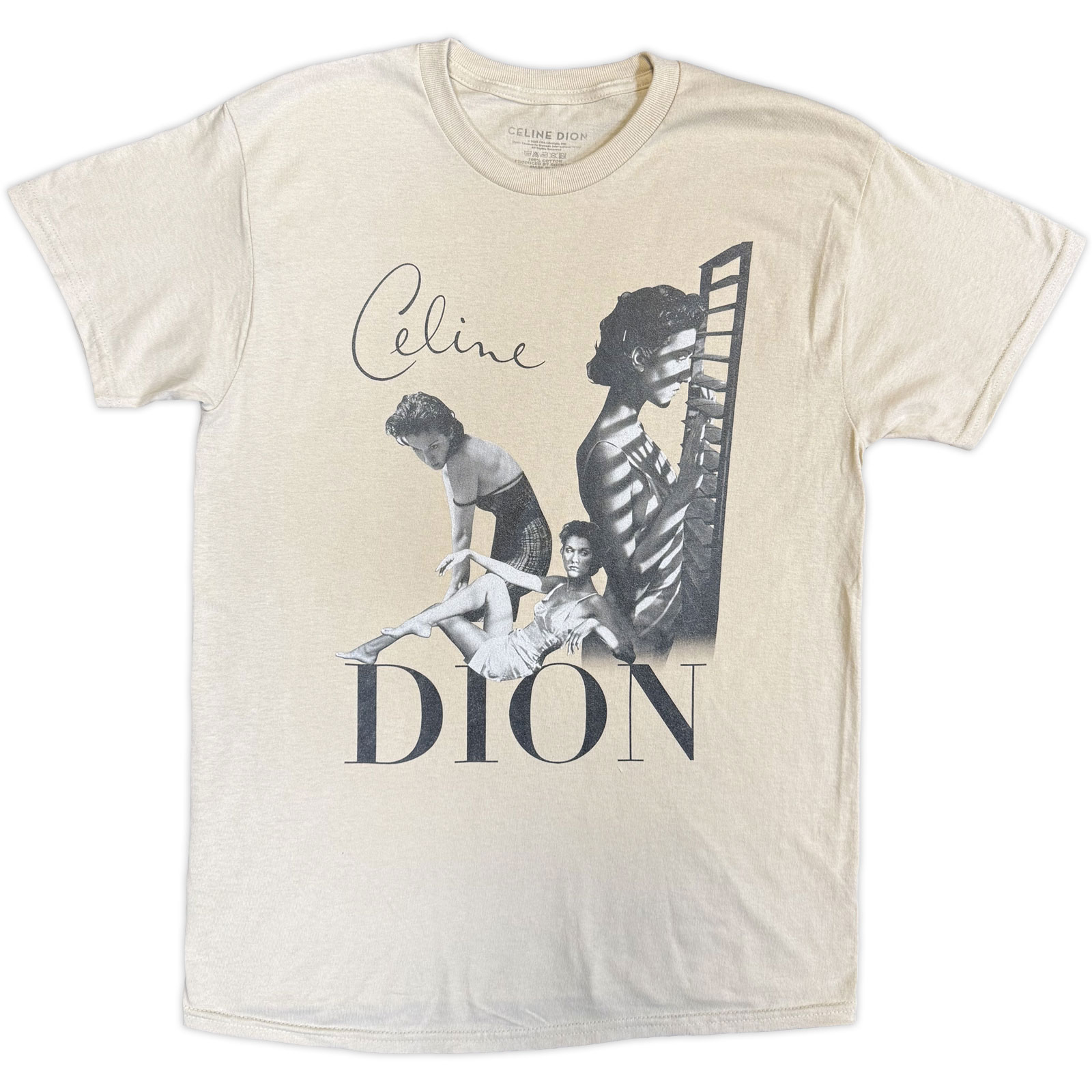 Tričko Celine Dion - Homage, Unisex,Natural,XXL