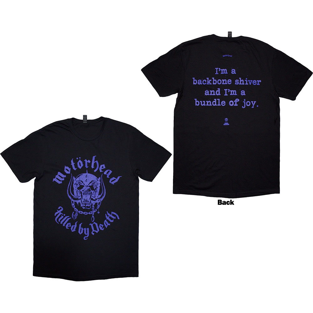 Tričko Motörhead - Killed By Death Lyric, Unisex,Čierna,XXL