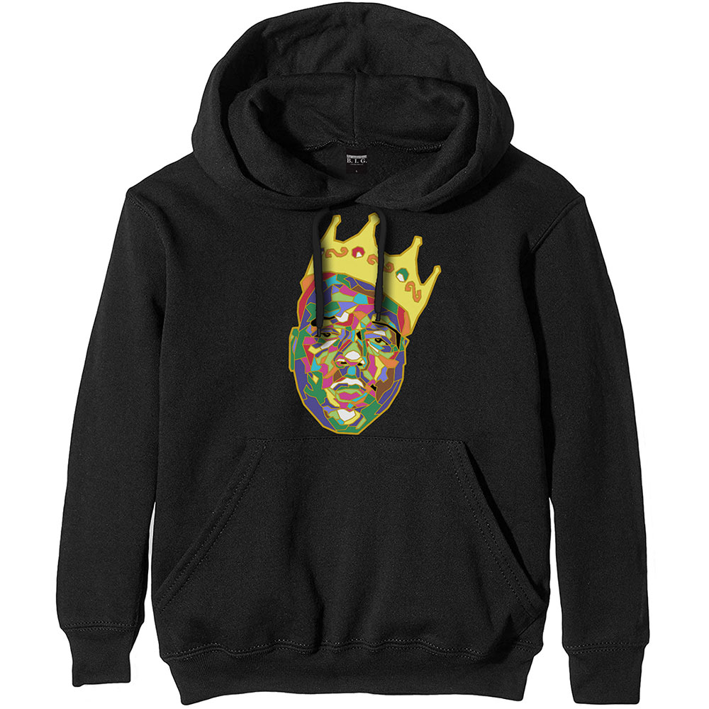Mikina Biggie Smalls - Crown, Unisex,Čierna,S