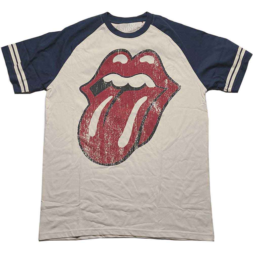 Tričko The Rolling Stones - Lick, Unisex,Modrá,XXL