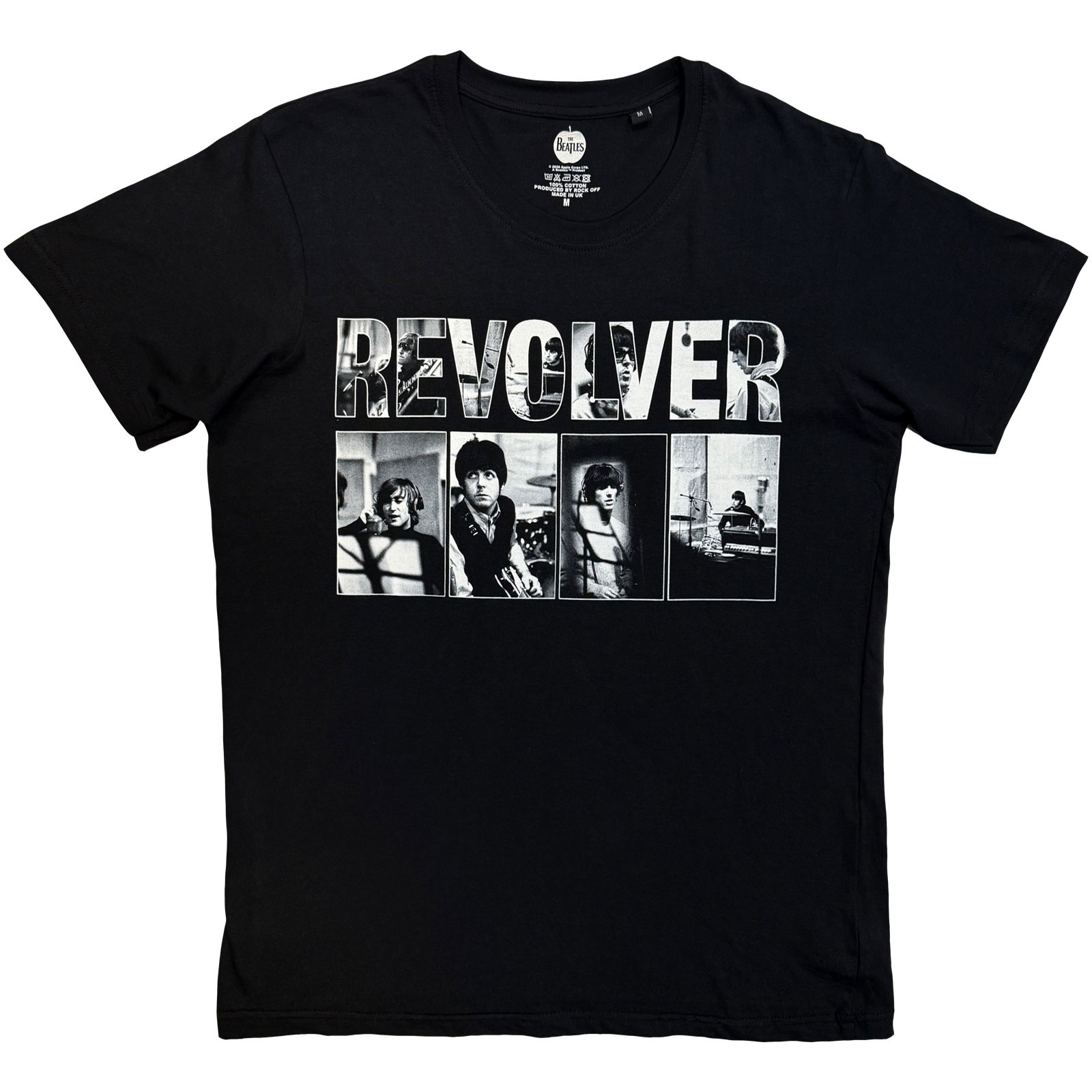 Tričko The Beatles - Revolver Portraits, Unisex,Čierna,XXL
