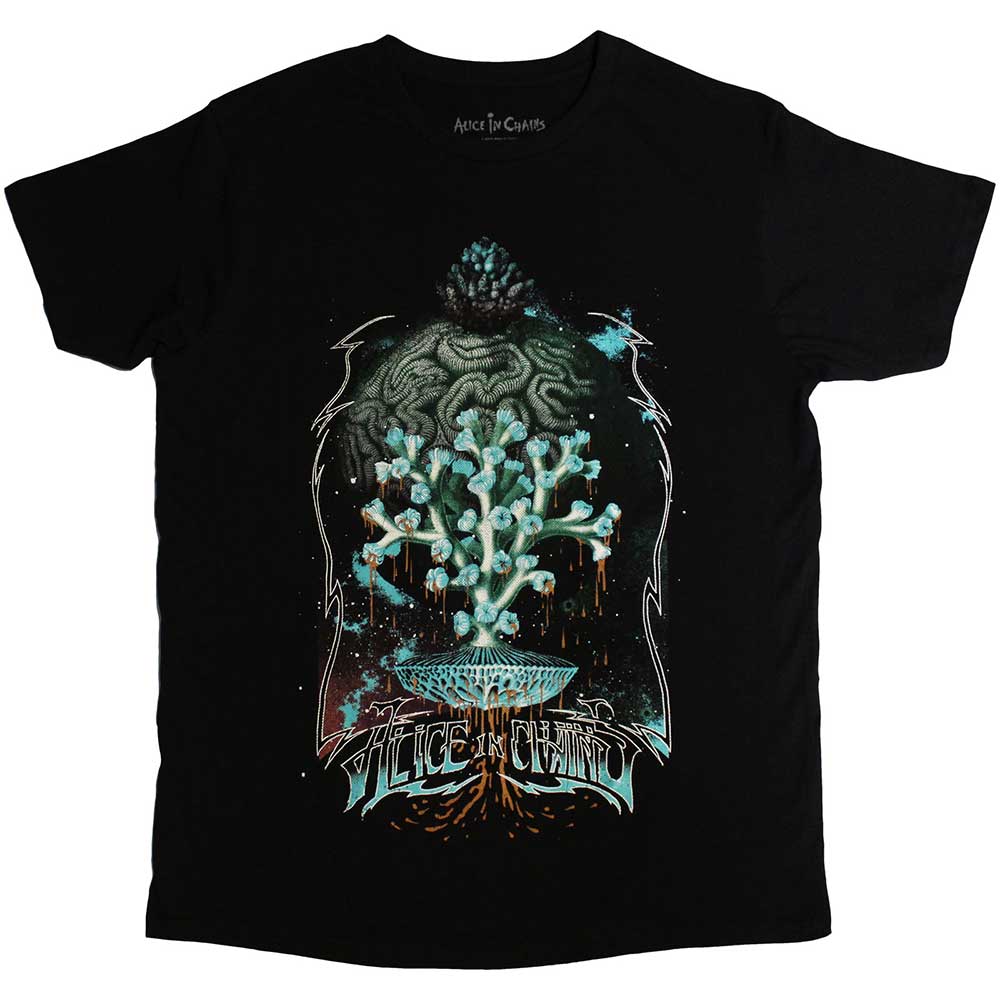 Tričko Alice In Chains - Spore Planet, Unisex,Čierna,XXL