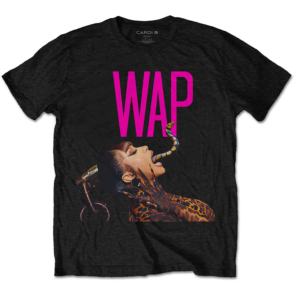 Tričko Cardi B - Dripping Snake, Unisex,Čierna,XXL