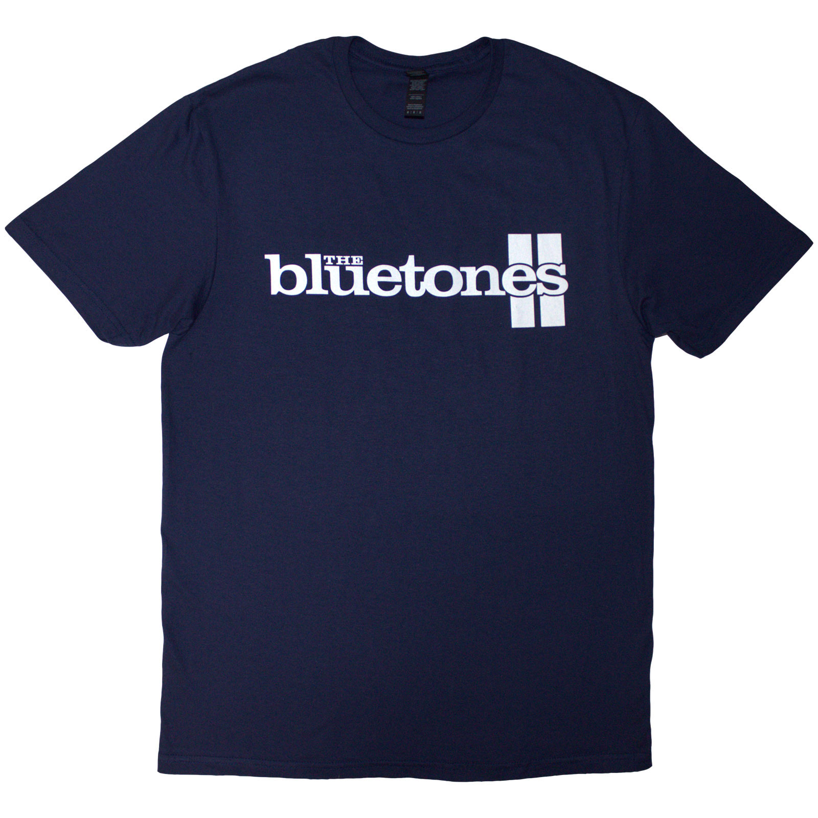 Tričko The Bluetones - Stripe Logo, Unisex,Modrá,XXL