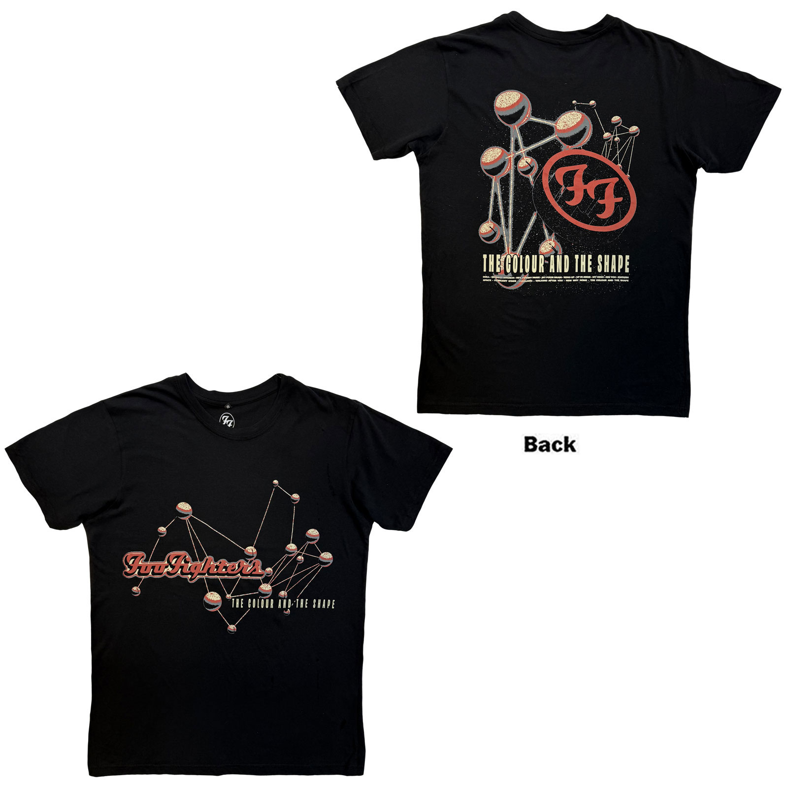 Tričko Foo Fighters - The Colour & The Shape, Unisex,Čierna,XL