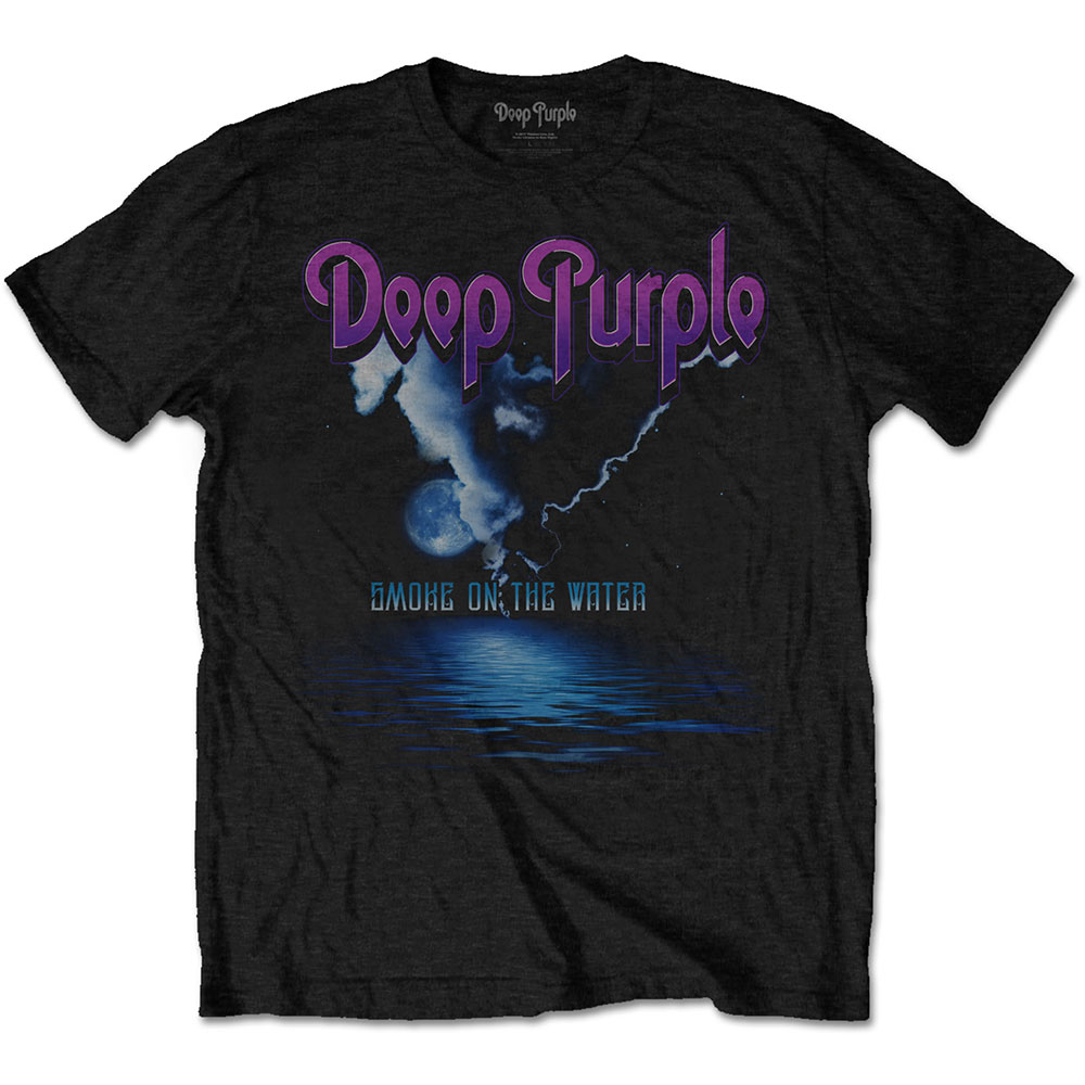 Tričko Deep Purple - Smoke On The Water, Unisex,Čierna,XXL