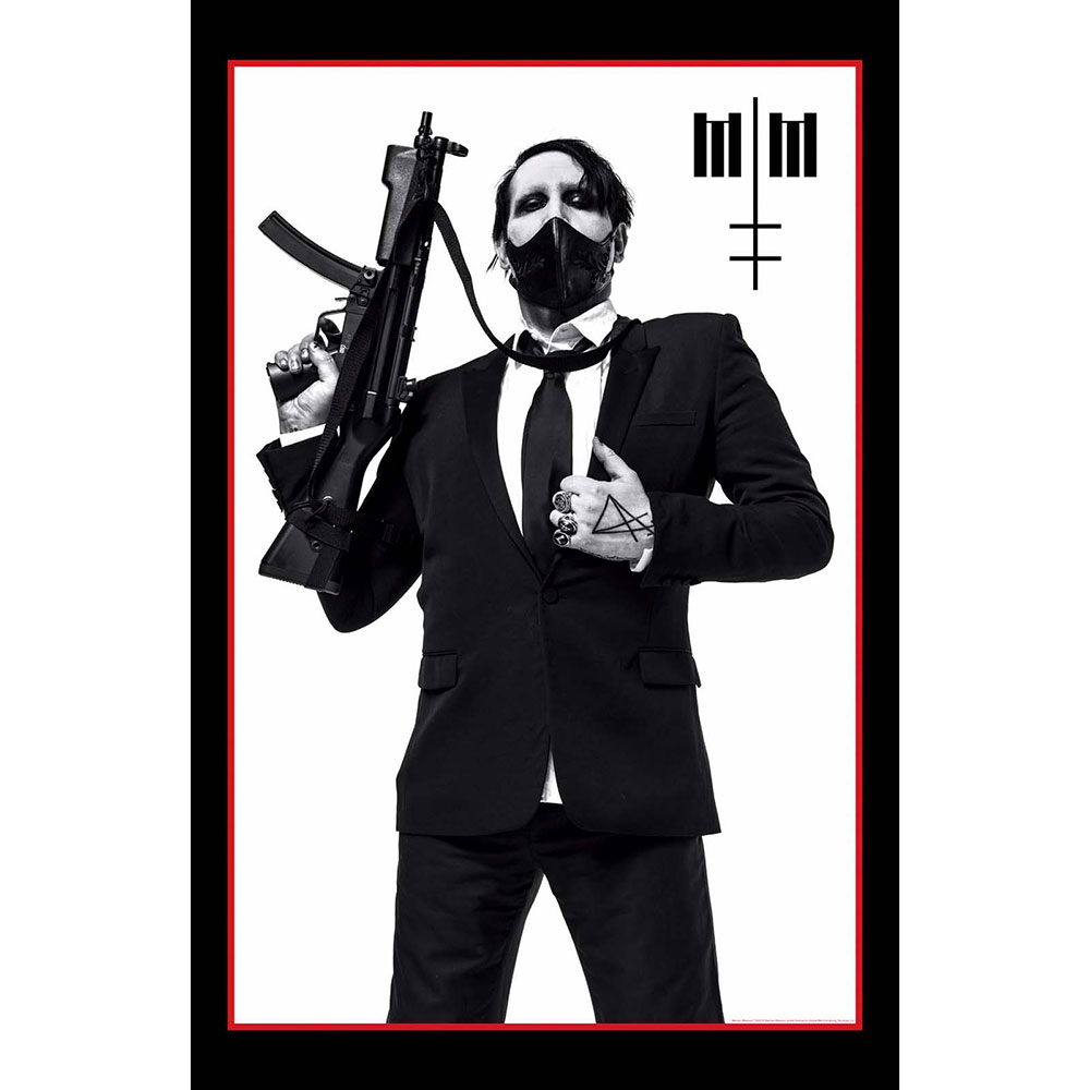 Plagát Marilyn Manson - Machine Gun