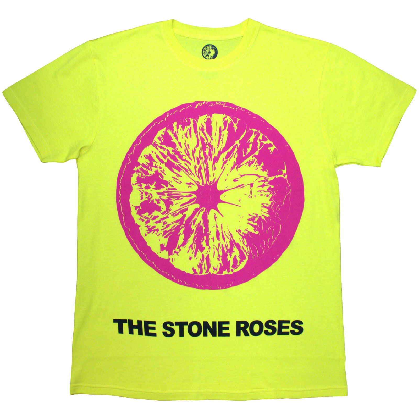 Tričko The Stone Roses - Pink Lemon, Unisex,Žltá,XXL