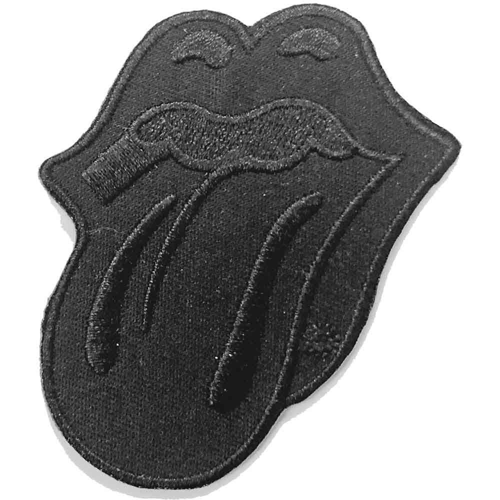 Nažehlovačka The Rolling Stones - Classic Tongue Black, Čierna,Univerzálna
