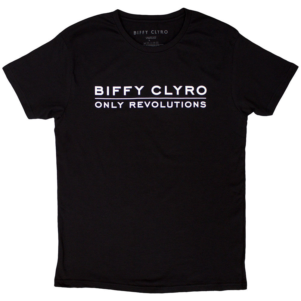 Tričko Biffy Clyro - Only Revolutions, Unisex,Čierna,XXL