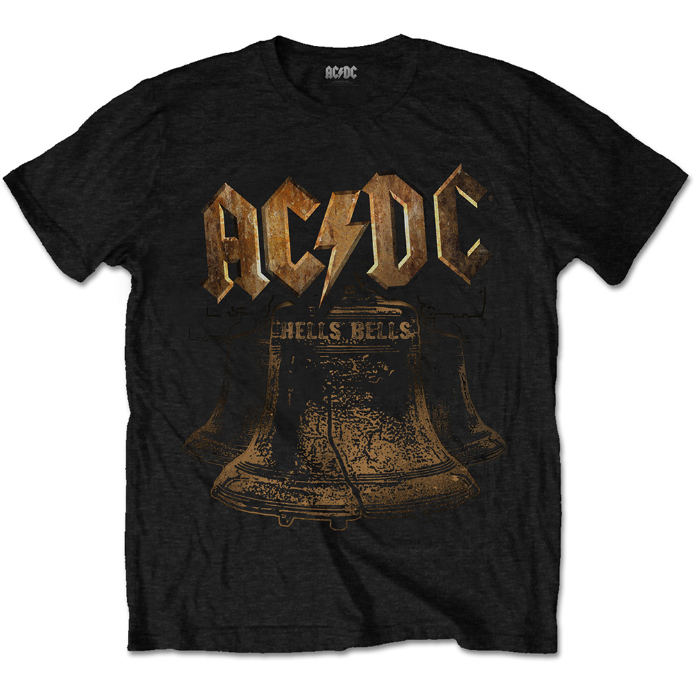 Tričko AC/DC - Brass Bells, Unisex,Čierna,XXL