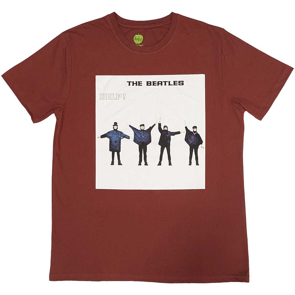 Tričko The Beatles - Help! Album Cover, Unisex,Červená,XXL