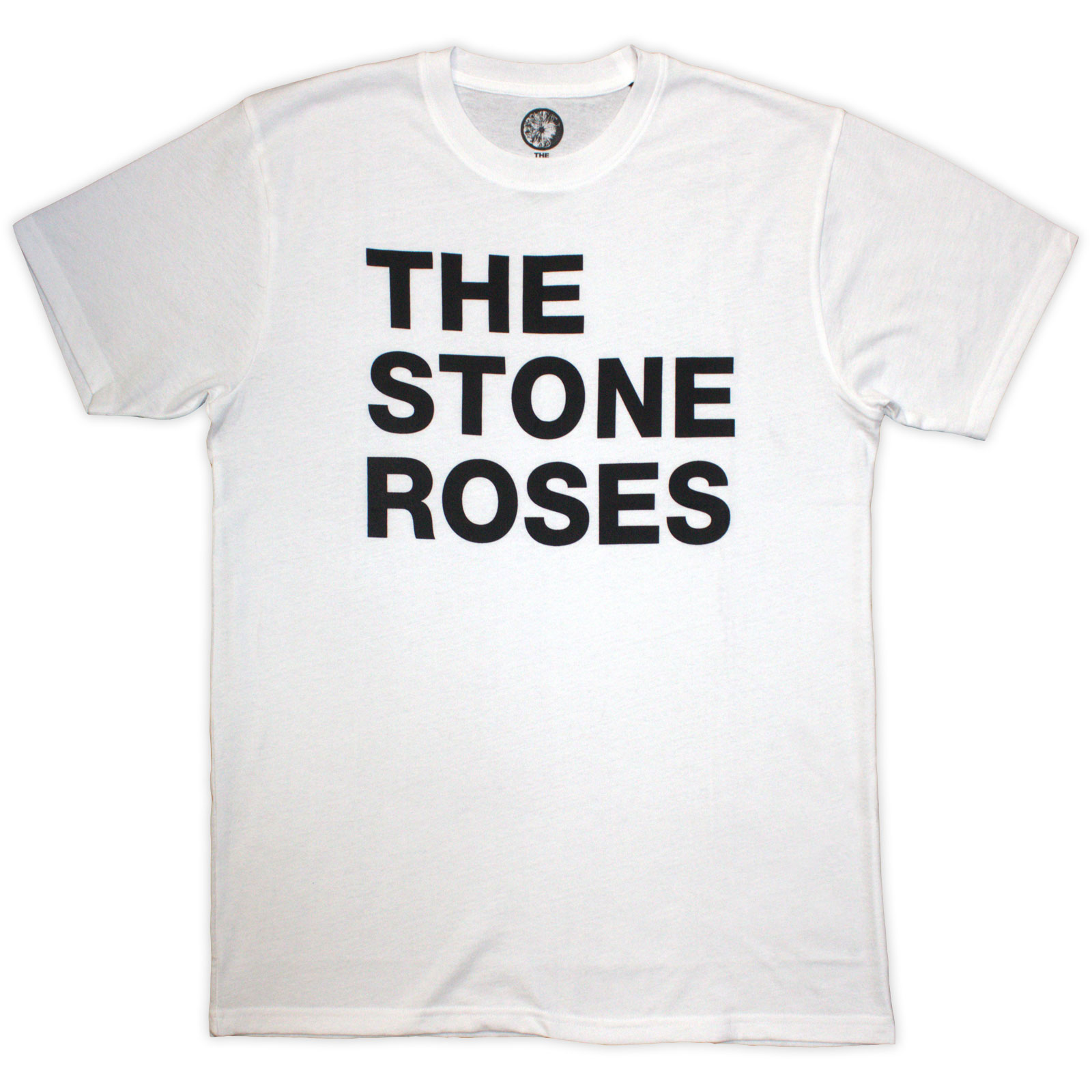 Tričko The Stone Roses - Left Justified Text, Unisex,Biela,XXL