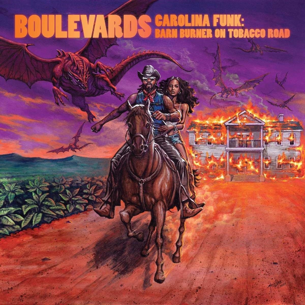 CD Boulevards - CAROLINA FUNK: BARN BURNER ON TOBACCO ROAD