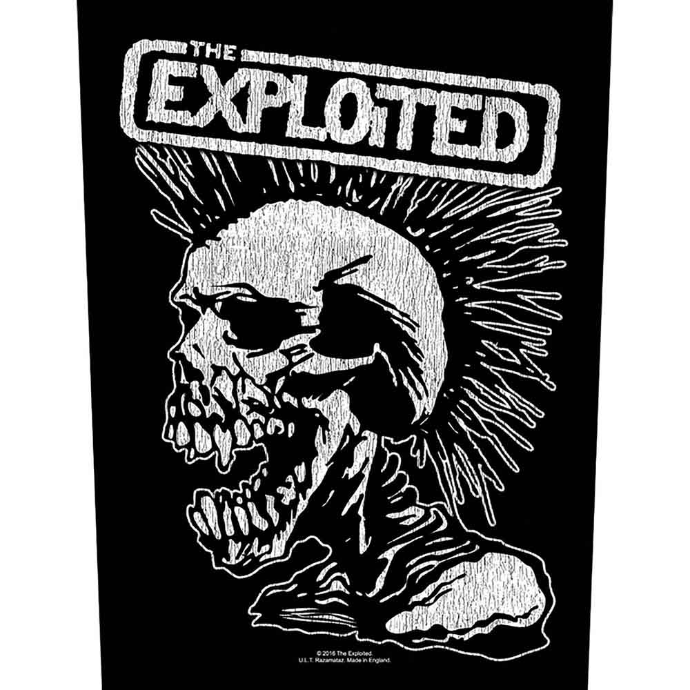 Nažehlovačka The Exploited - Vintage Skull