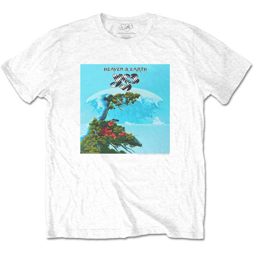 Tričko Yes - Heaven & Earth, Unisex,Biela,XXL