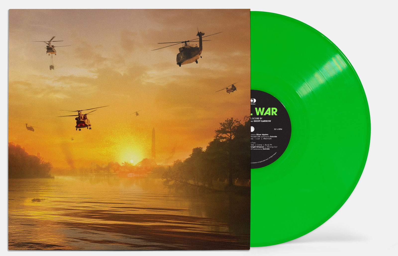Vinyl Geoff Barrow & Ben Salisbury - CIVIL WAR