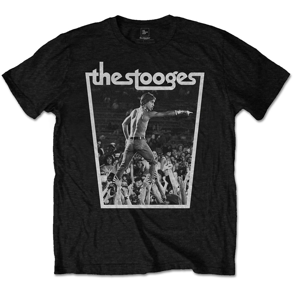 Tričko Iggy & The Stooges - Crowdwalk, Unisex,Čierna,S