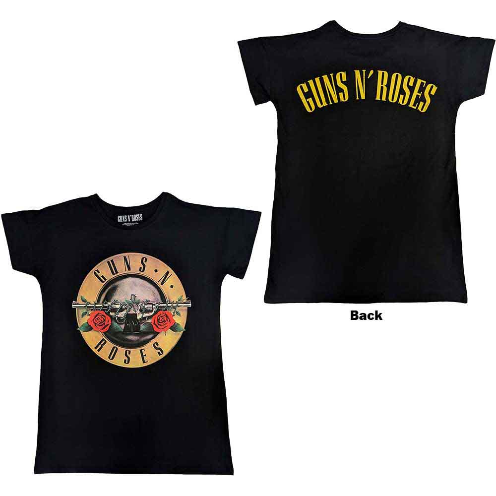 Pyžamo Guns N’ Roses - Classic Logo, Žena,Čierna,XL