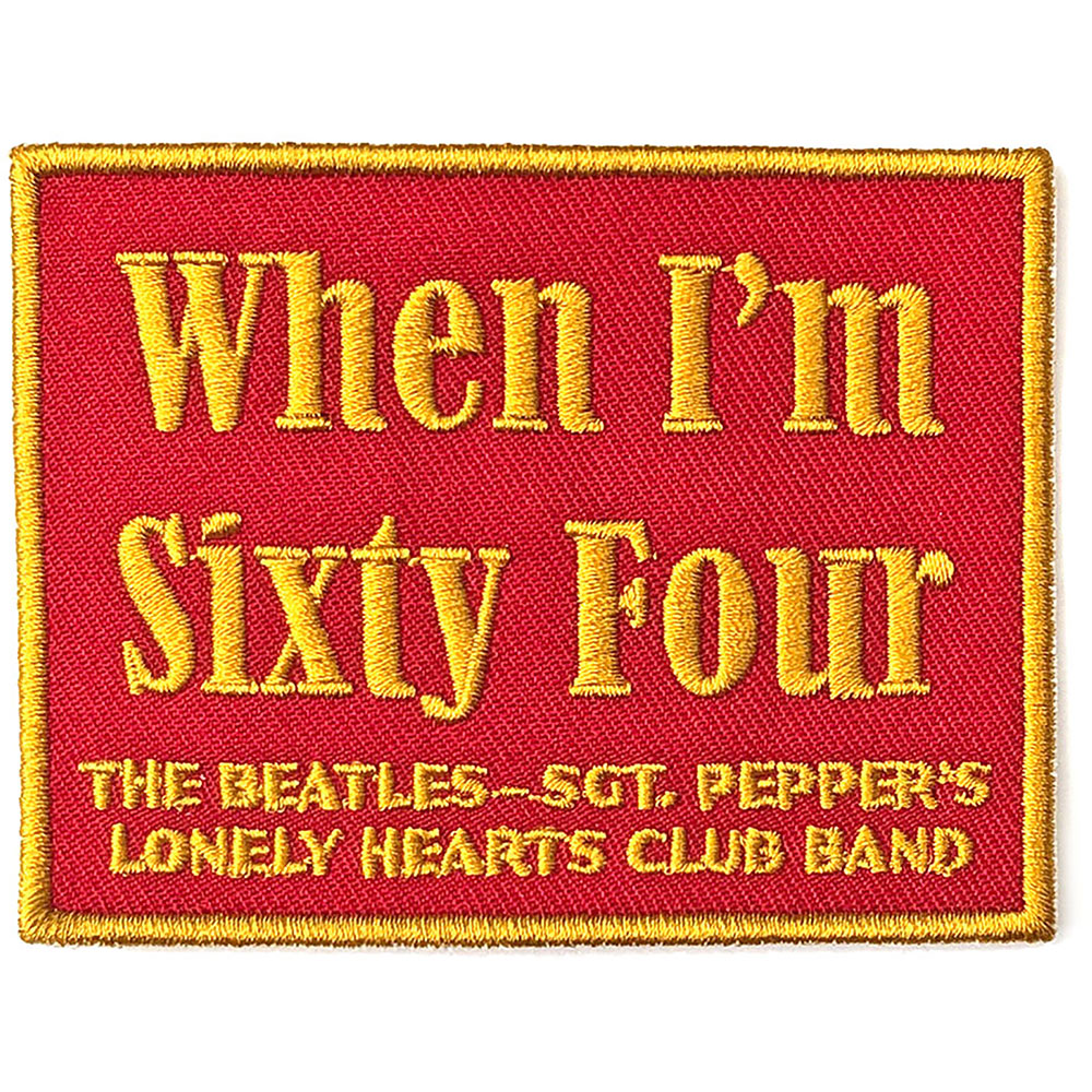 Nažehlovačka The Beatles - When I'm Sixty Four