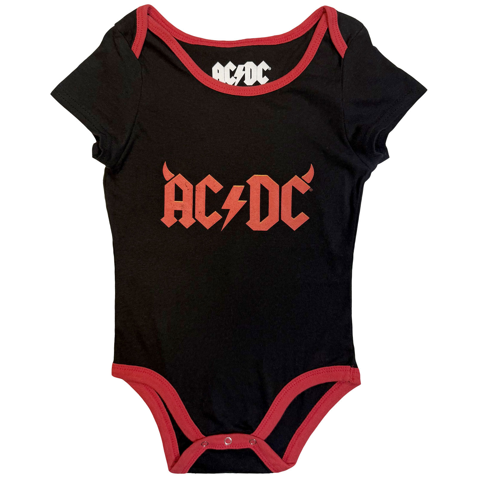 Body AC/DC - Horns, Dieťa,Čierna,18 - 24 mes.
