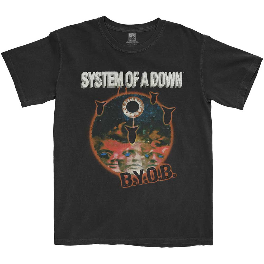 Tričko System of a Down - BYOB Classic, Unisex,Čierna,XXL