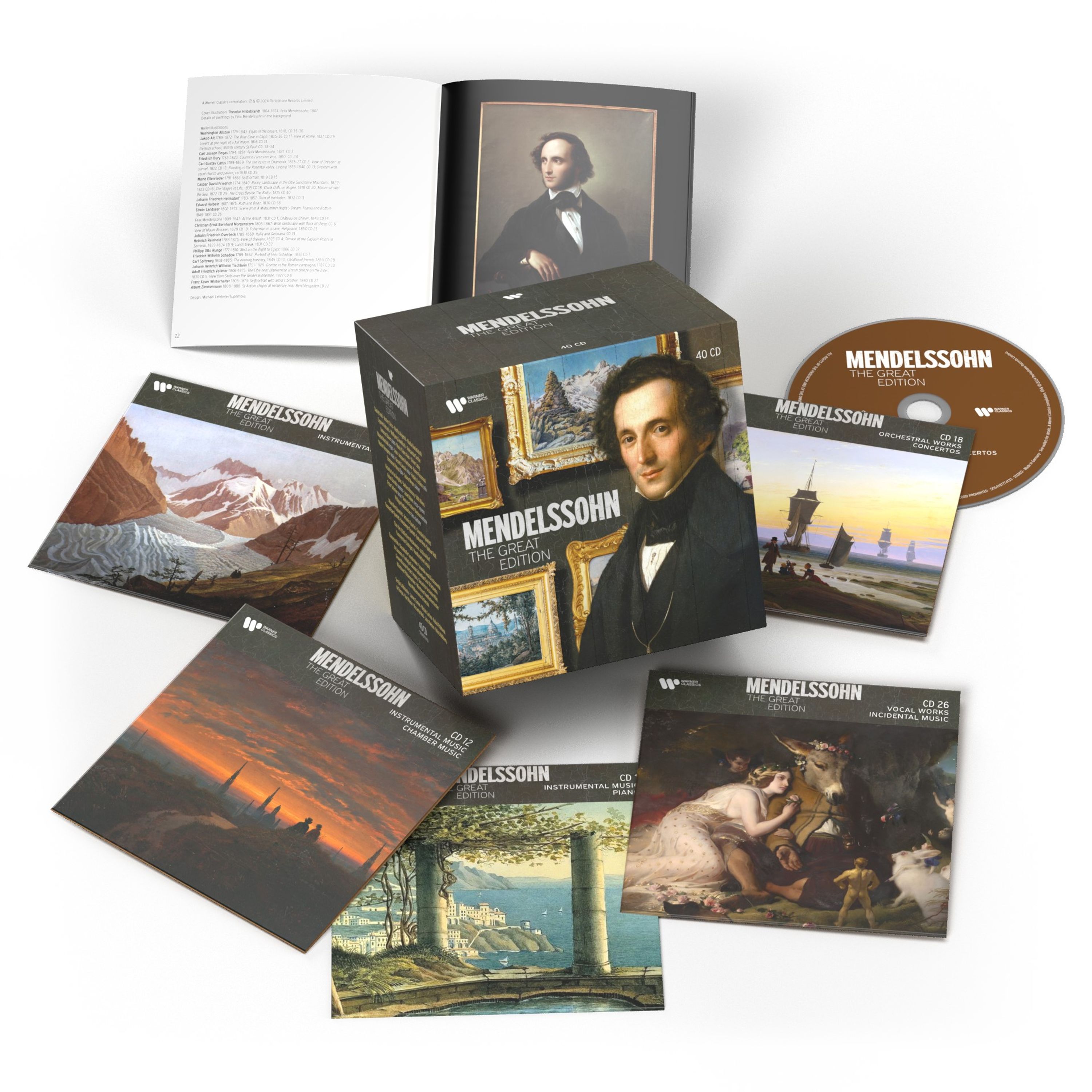 CD Felix Mendelssohn - THE MENDELSSOHN EDITION