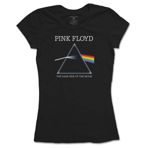 Tričko Pink Floyd - Dark Side of the Moon Refract, Žena,Čierna,XXL
