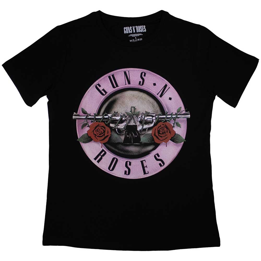 Tričko Guns N’ Roses - Classic Logo, Žena,Čierna,S