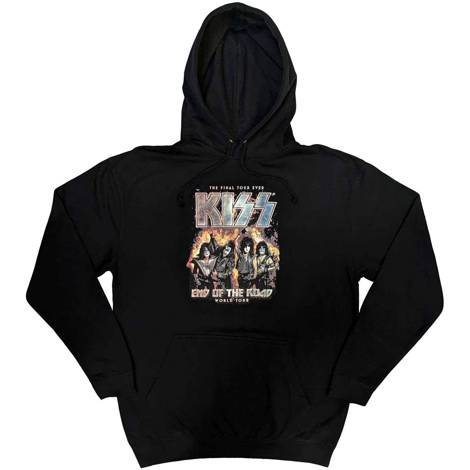 Mikina Kiss - End Of The Road Final Tour, Unisex,Čierna,S
